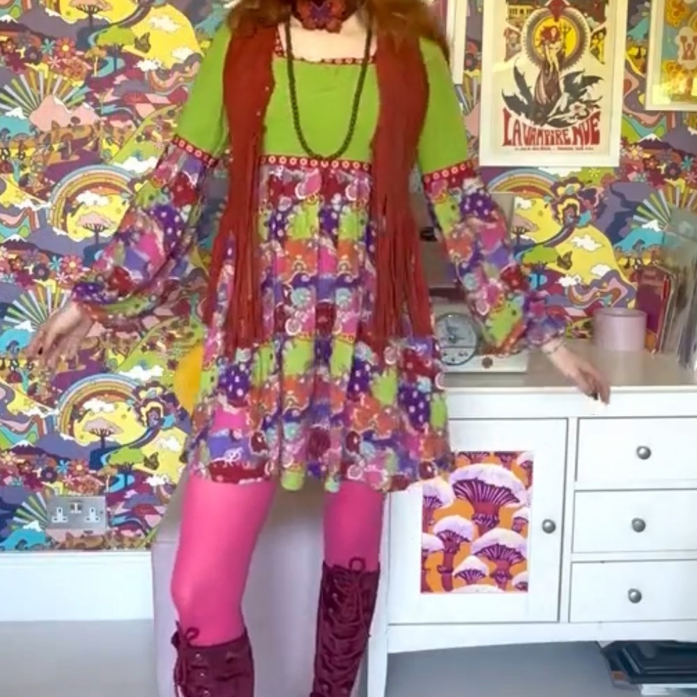 Hippie shake mini dress